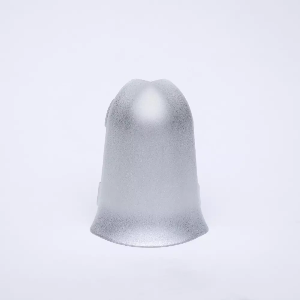 Außenecke für Metallsockelleiste Aluminium gebürstet