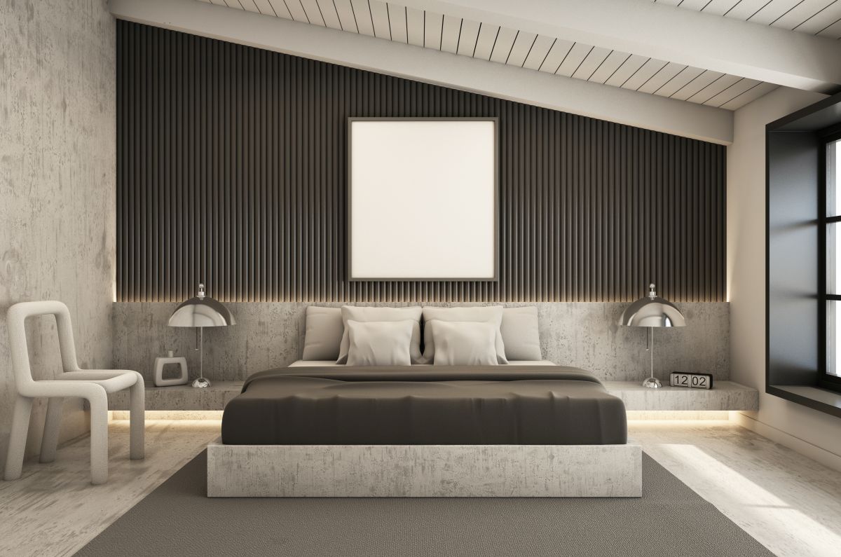 Acoustic+ Acoustic Panel Gray-Anthracite 2600 x 400 mm - Acoustic Felt Black