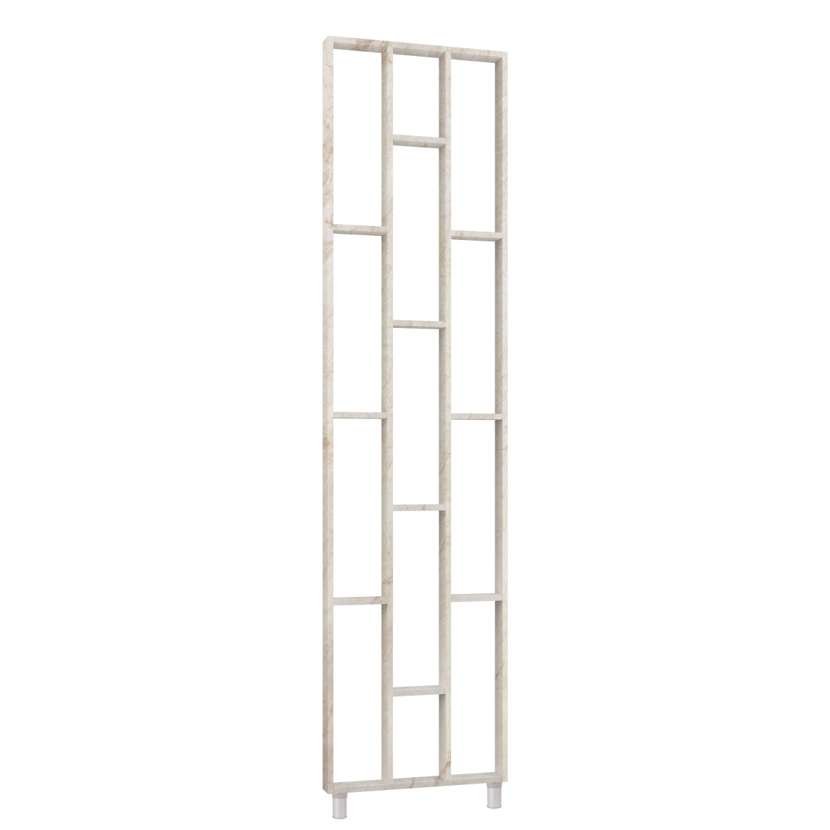 Design room divider, shelving system 75 x 634 x 2500 mm - Marble Cream Design room divider, shelving system 75 x 634 x 2500 mm - Marble Cream