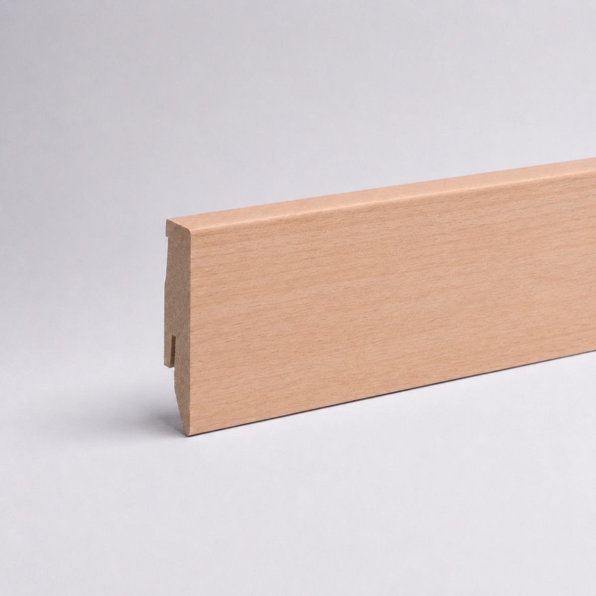 Sockelleiste mit Holzoptik 60 mm Buche hell