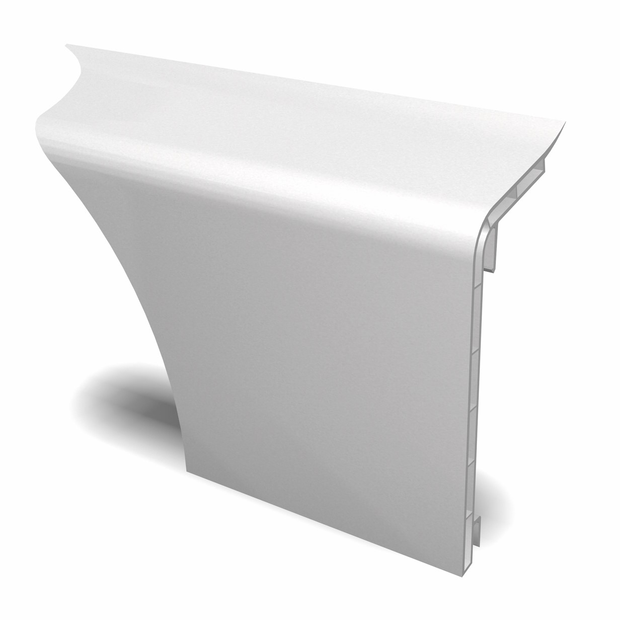 Heating pipe cladding / pipe cover strip  HZ SLF 2000 - white Heating pipe cladding / pipe cover strip  HZ SLF 2000 - white