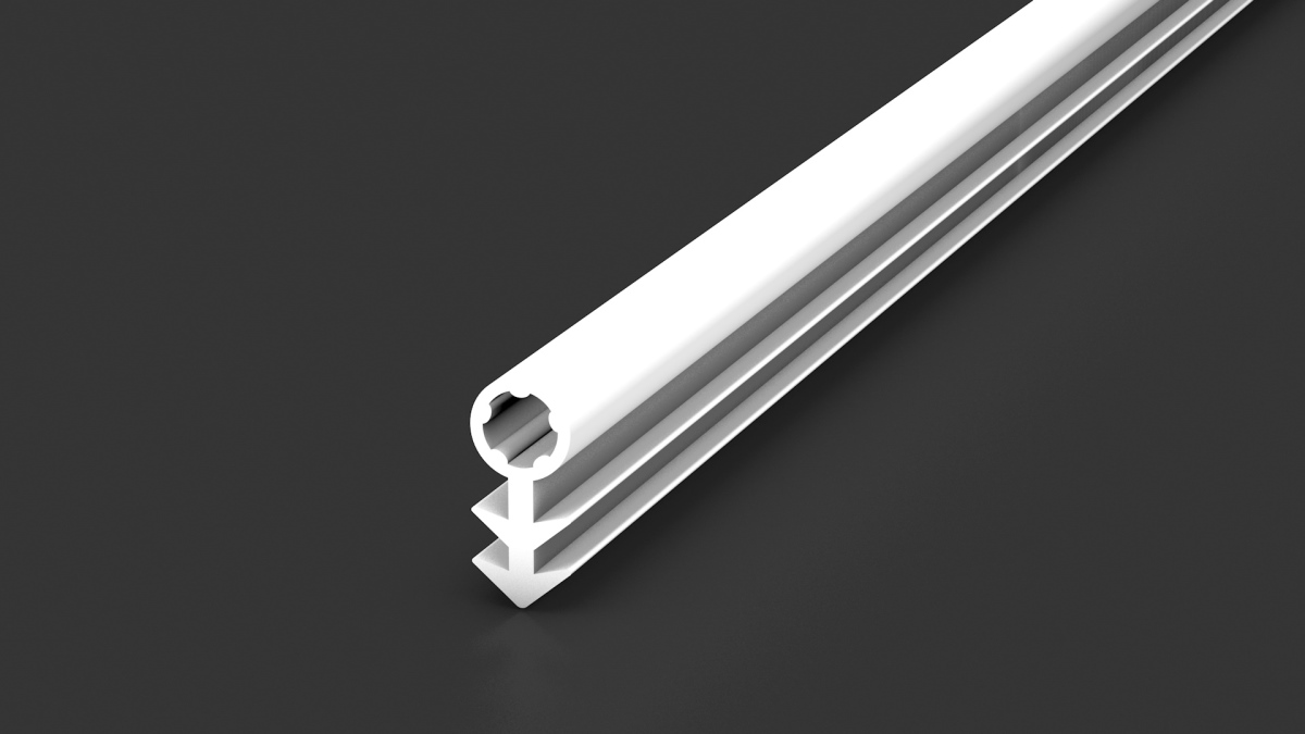 White rubber seal - roll of 100 m White rubber seal - roll of 100 m