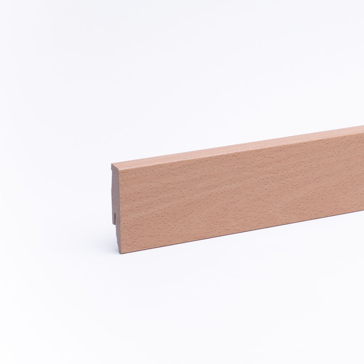 Skirting with wood optics 60mm natural beech Skirting with wood optics 60mm natural beech