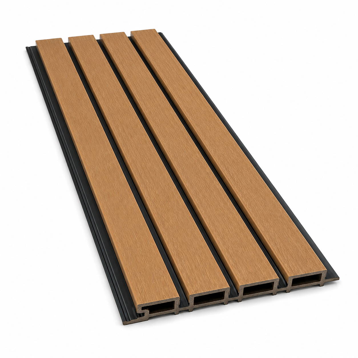 Outdoor WPC Wall Panel - Light brown