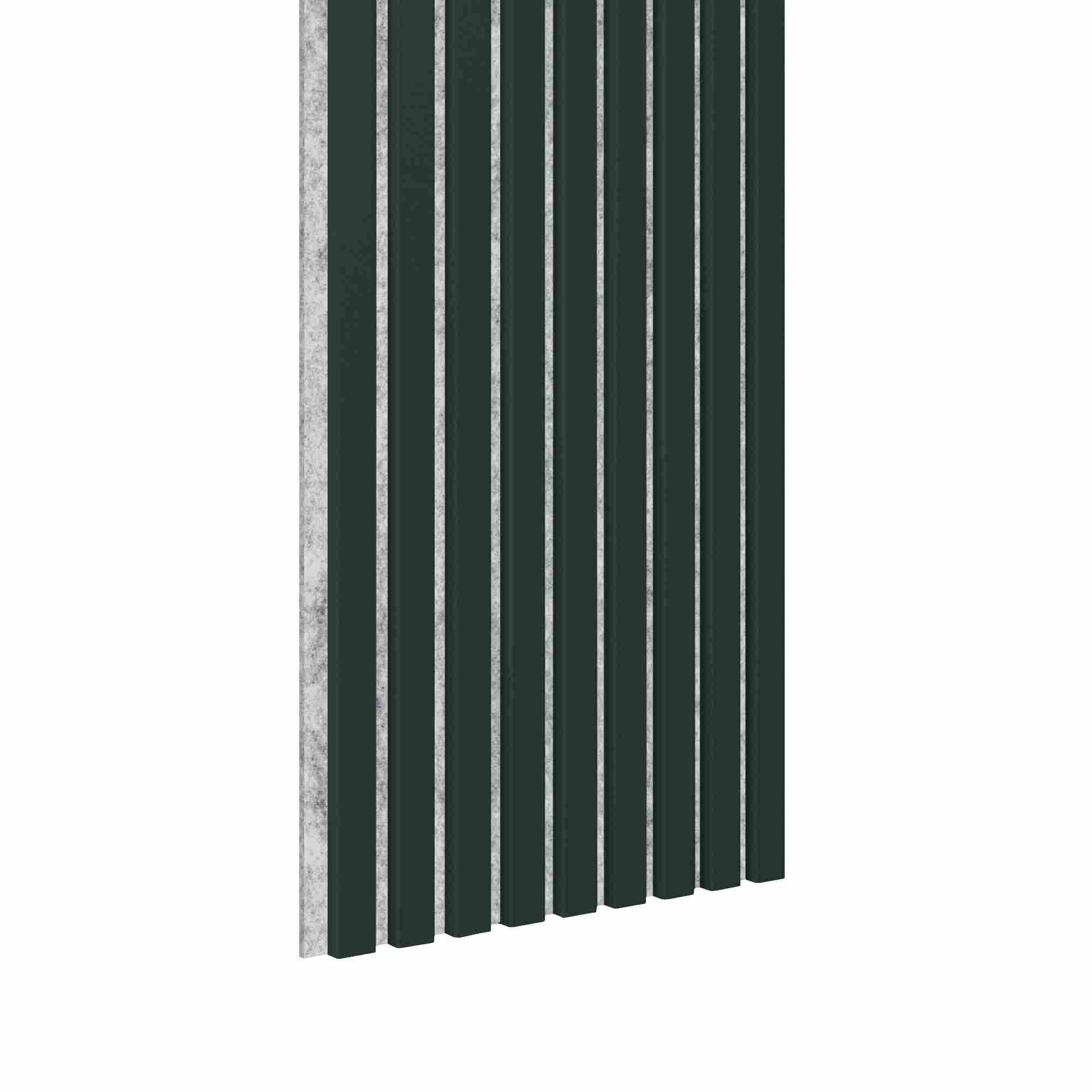 Akustikpaneel 2600 x 400 mm Forest - Akustikfilz Grau - Wandverkleidung