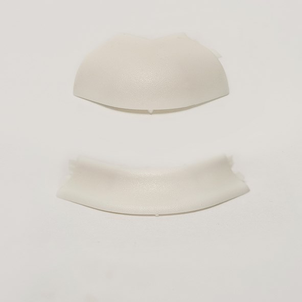 outer cornerfor floorcovering flexi-profile white outer cornerfor floorcovering flexi-profile white
