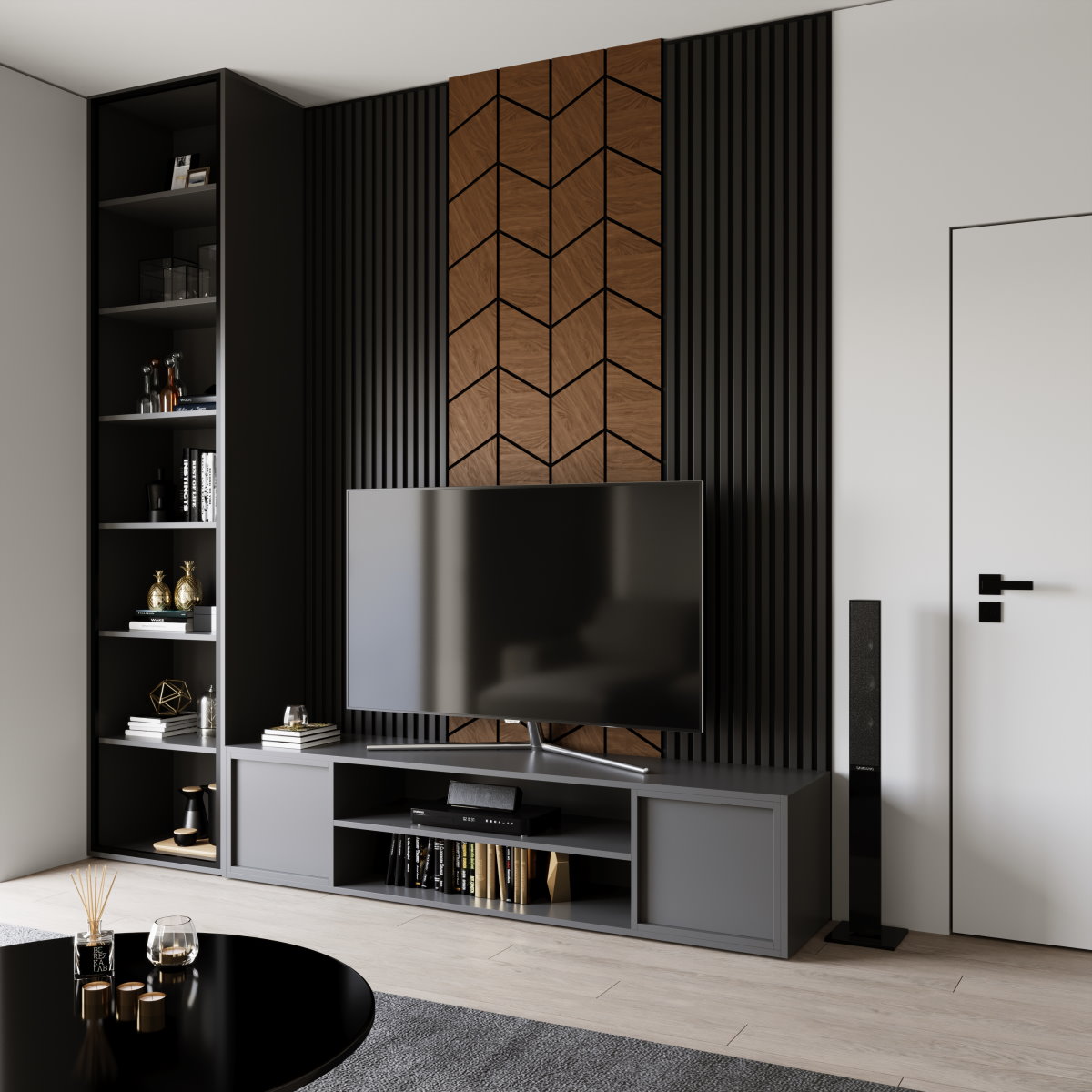 Wall paneling CARO - rustic oak