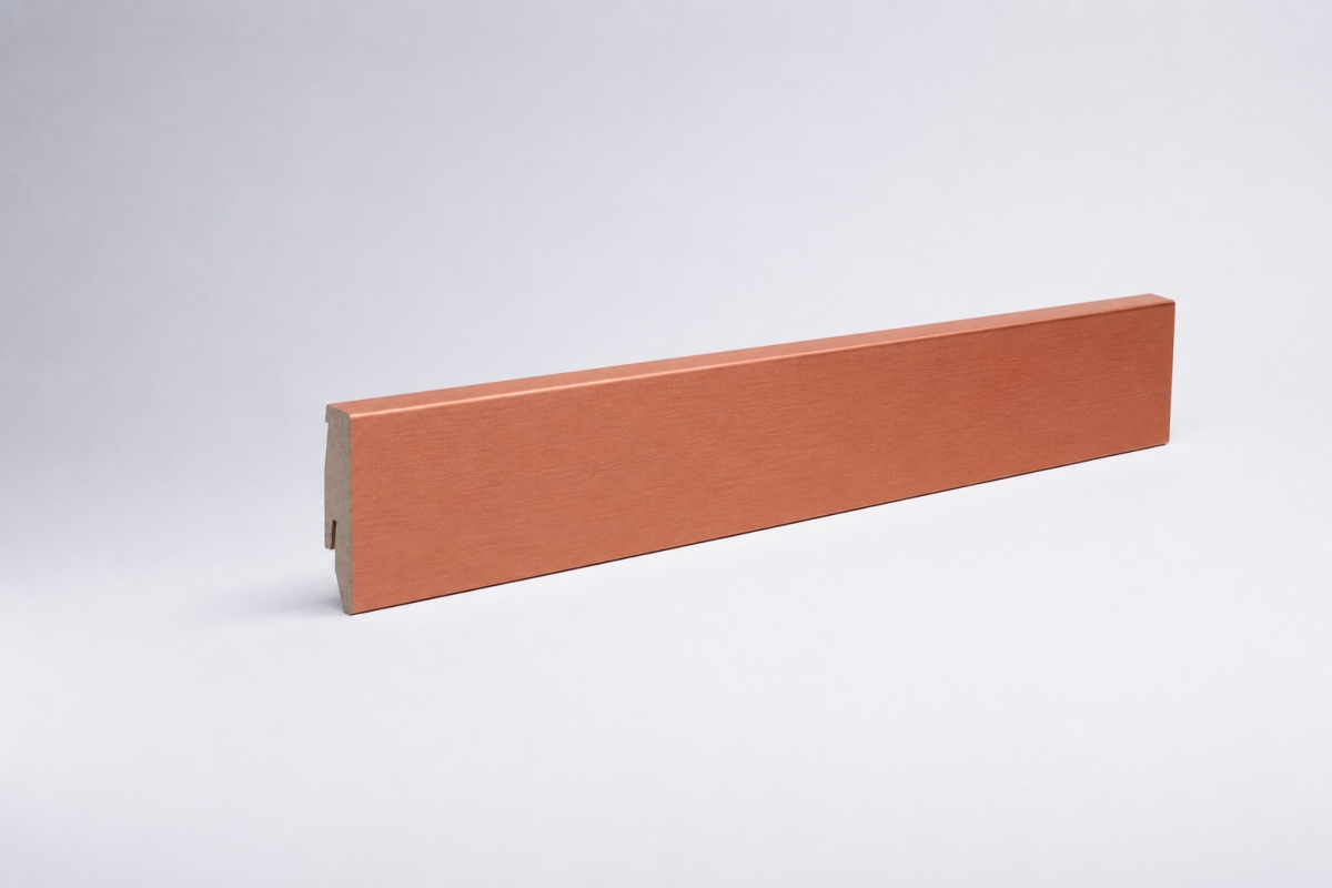 Decor skirting 60 mm copper