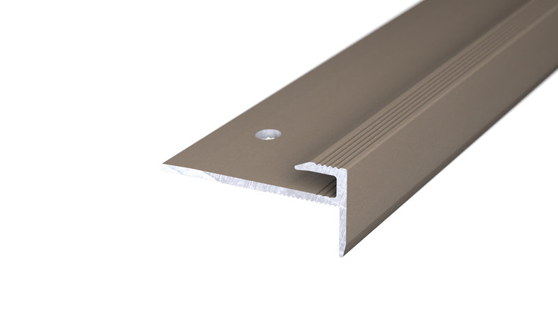 Prinz Treppenkantenprofil 29 x 13 mm - Nr. 177 - Edelstahl matt - 100 cm