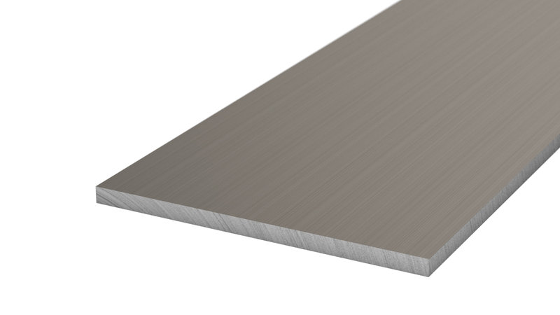 Prinz Flachprofil 60 x 3 mm - Nr. 129 - Edelstahl gebürstet - 100 cm