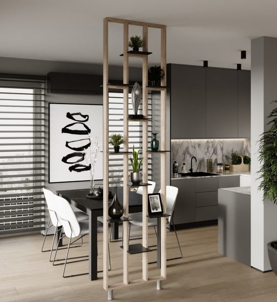 Mounting feet for design room dividers