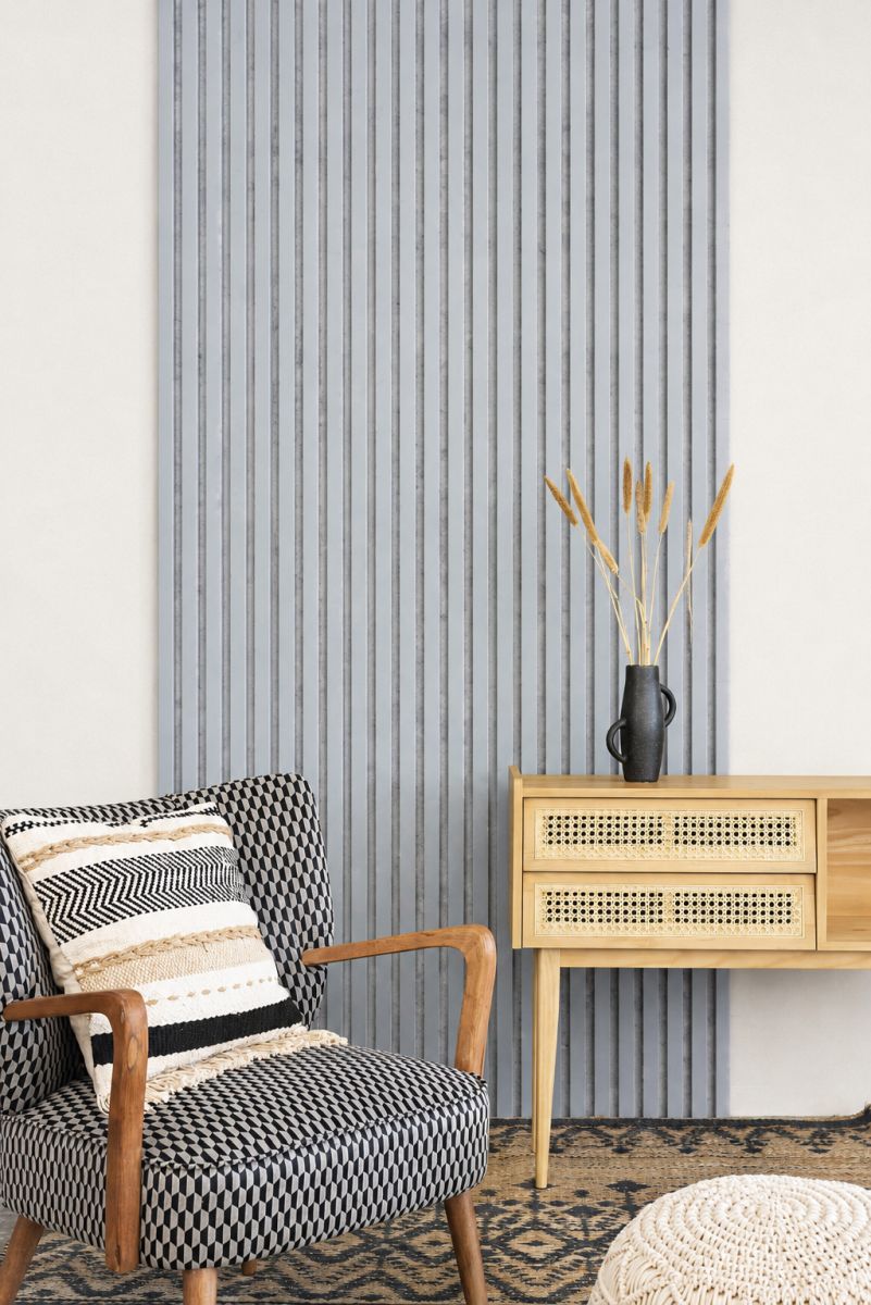 Acoustic+ Acoustic Panel Nordic 2400 x 600 mm - Acoustic Felt Gray