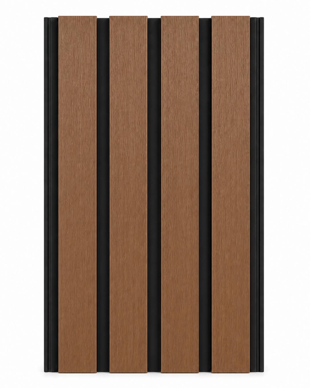 Outdoor WPC Wandpaneel Braun – 2350 x 219 x 26 mm | Wetterfest & UV-beständig