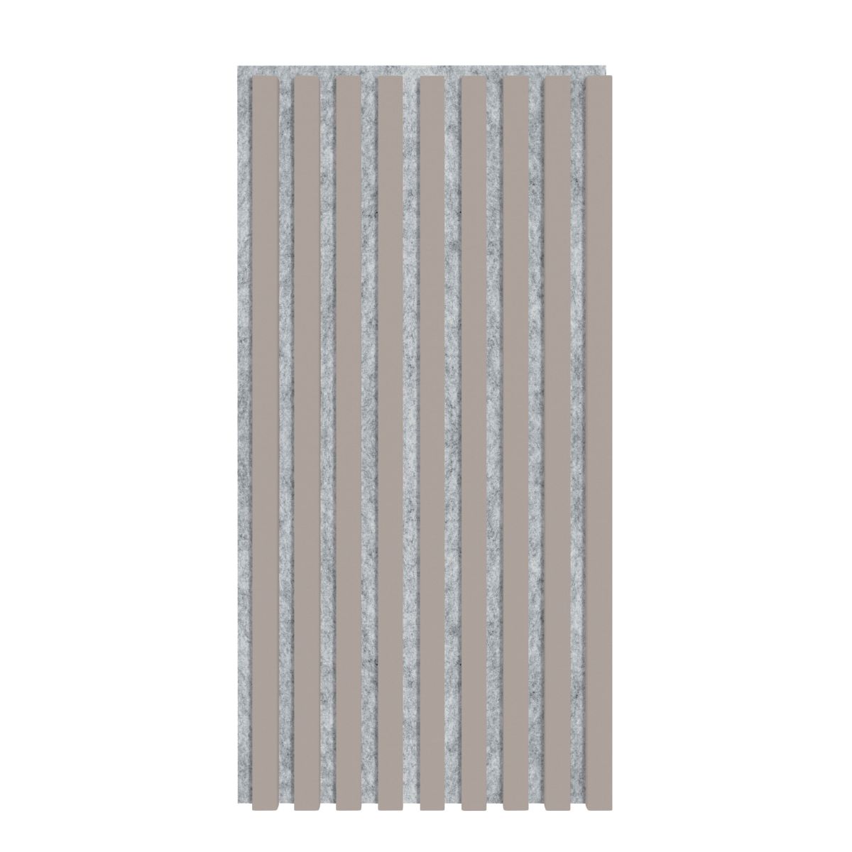 Akustikpaneel 800 x 400 mm Sandgrau - Akustikfilz Grau - Wandverkleidung
