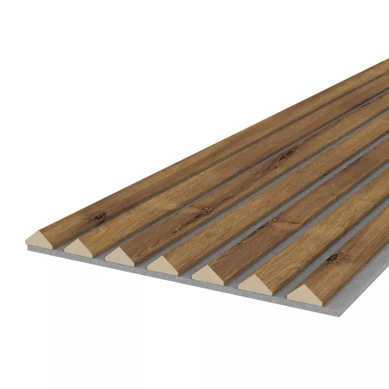 Akustikpaneel K2 - Filzfarbe Grau 2600x400mm - verschiedene Farben