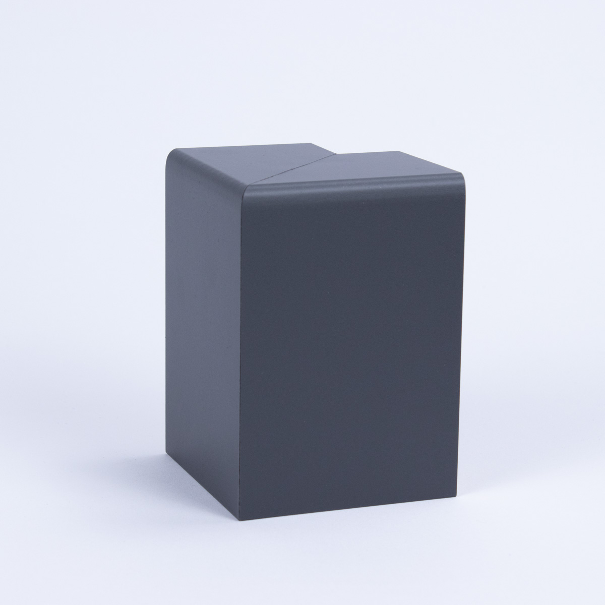 Outside corner for heating pipe cladding 120 mm Grey/anthracite Outside corner for heating pipe cladding 120 mm Grey/anthracite
