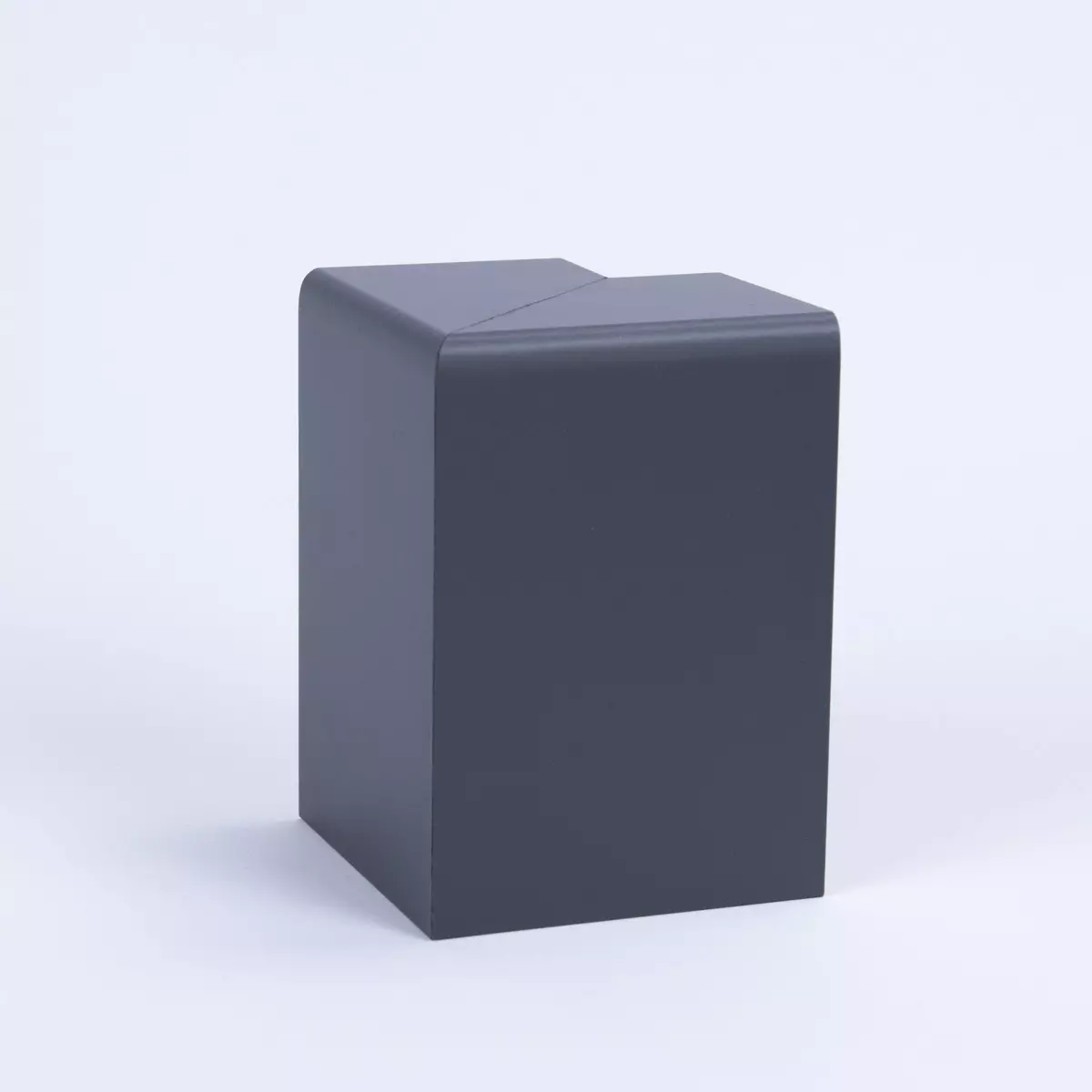 Aussenecke für Heizungsrohrverkleidung 120 mm Grau/Anthrazit