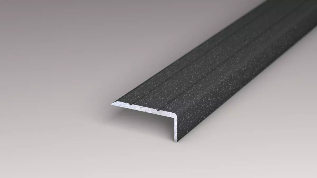 Winkelprofil 24,5 x 10 x 1.000 mm  Anthrazit metallic - selbstklebend
