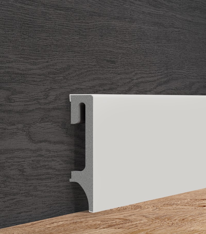 Skirting Espumo ESP202 - 80mm Light grey Skirting Espumo ESP202 - 80mm Light grey