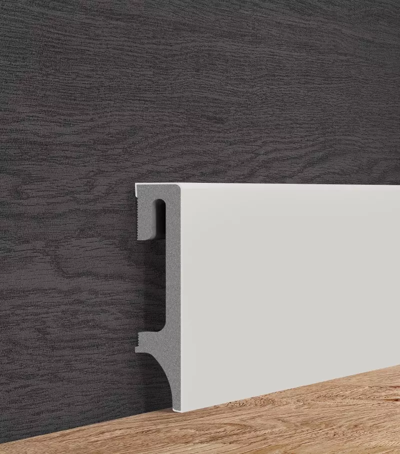 Sockelleiste Espumo ESP202 - 80 mm Hellgrau