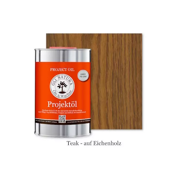 OLI-NATURA Project Oil colour - 1 Liter - Teak