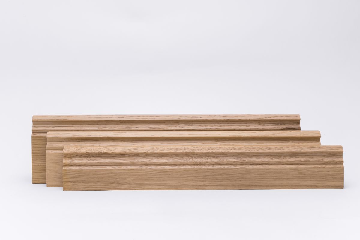 Solid wood skirtings