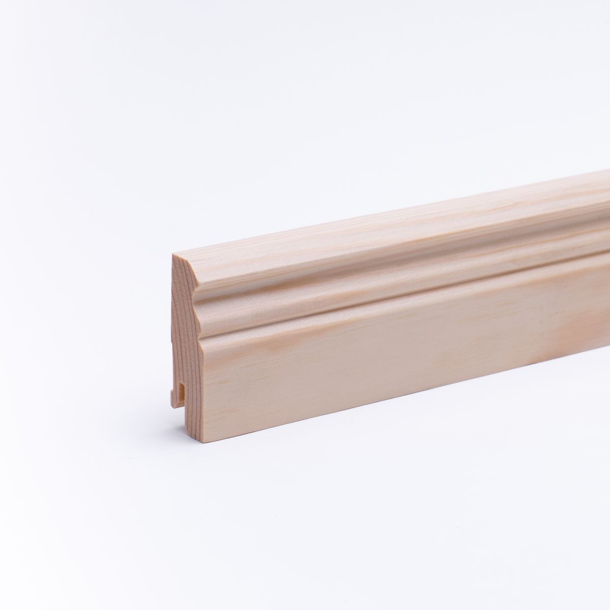 solid wood skirting 60mm with profile Berlin varnished pine solid wood skirting 60mm with profile Berlin varnished pine