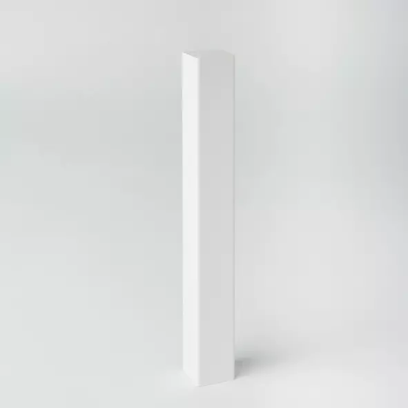 MDF Universal-Eckblock 155 mm - Weiß