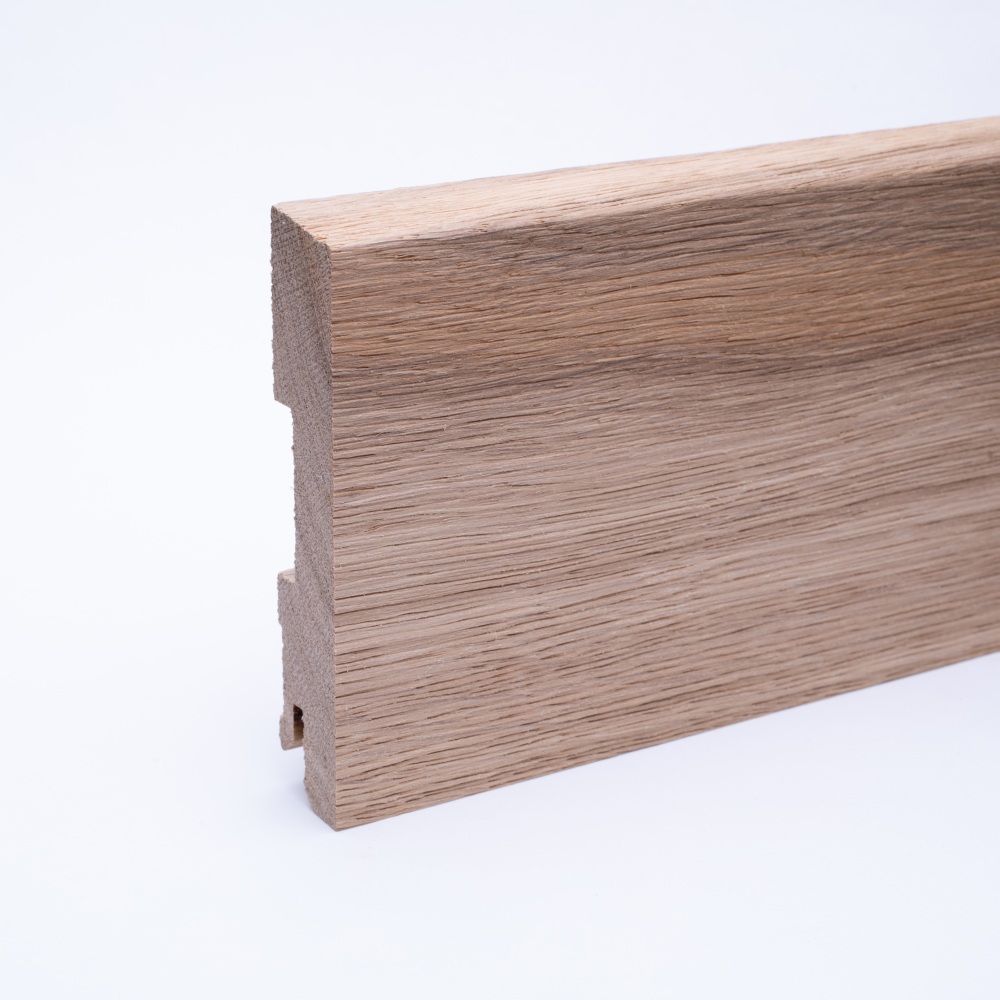 solid wood skirting 100mm with chamfered front edge untreated oak solid wood skirting 100mm with chamfered front edge untreated oak
