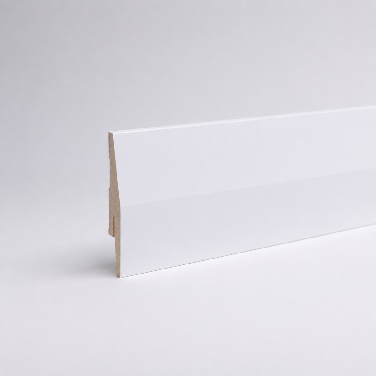 Sockelleiste Kölner Profil 100 mm MDF - Weiß