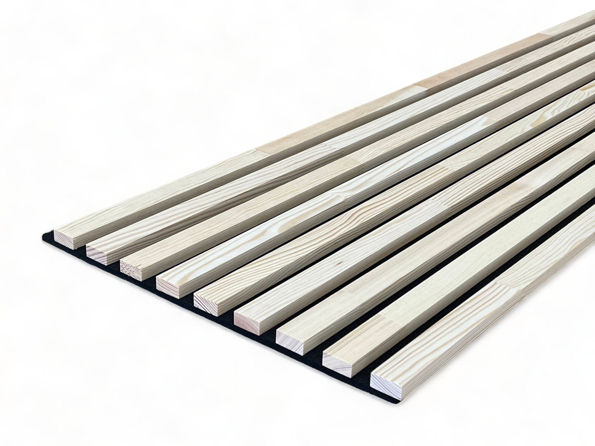 Sample for solid wood acoustic panels pine - untreated Sample for solid wood acoustic panels pine - untreated