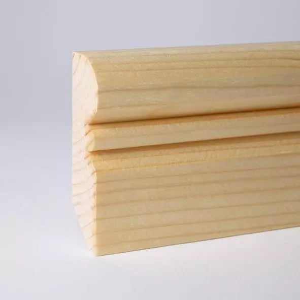 Alt-Reno Profil-Sockelleiste Massivholz 60mm - Kiefer geölt