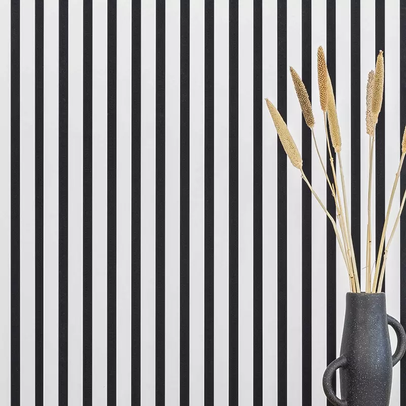 Akustikpaneel 800 x 400 mm Weiß - Akustikfilz Schwarz - Wandverkleidung