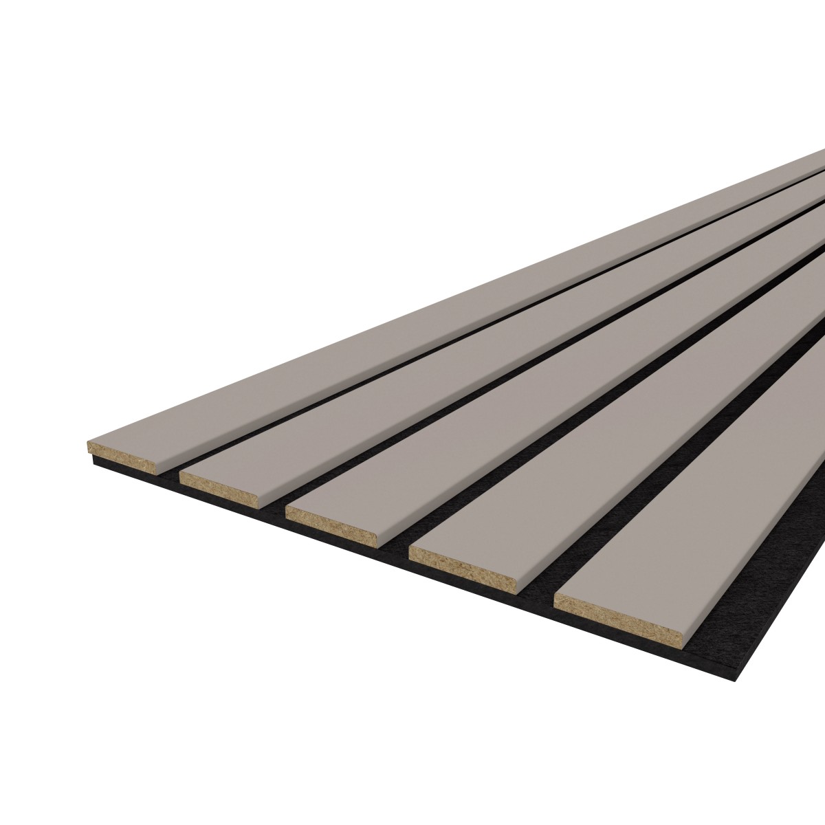 Sample LX - sand grey - acoustic felt black Sample LX - sand grey - acoustic felt black