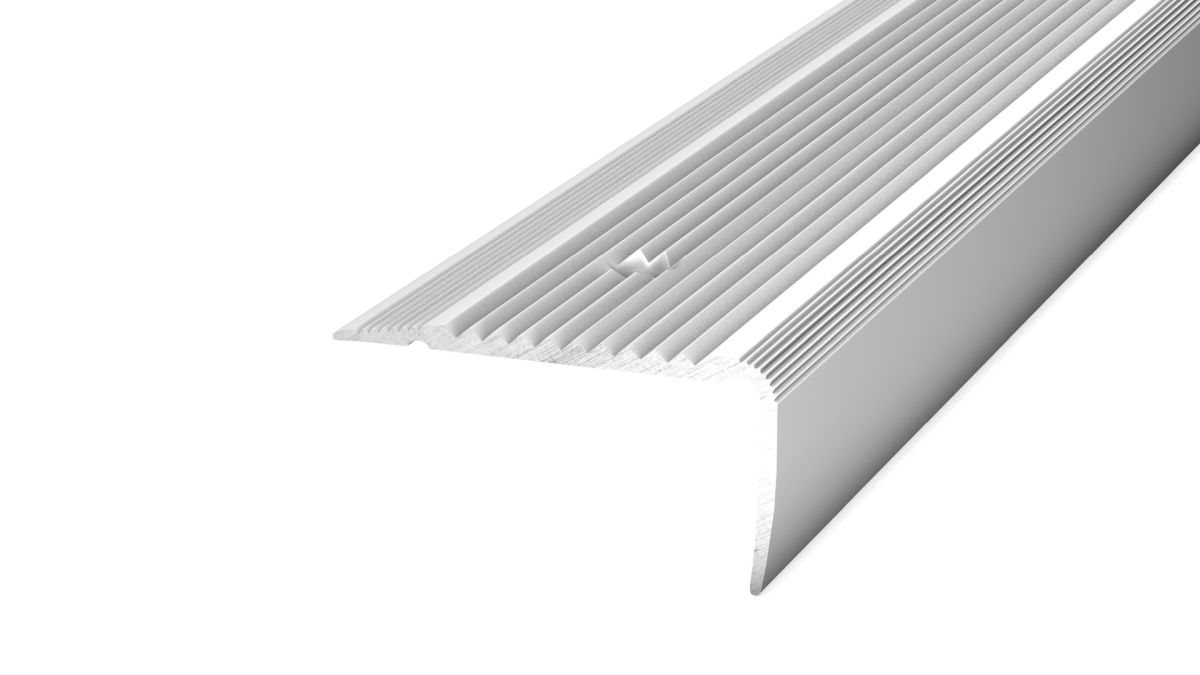 Prinz NOVA Treppenkantenprofil 45 x 23 mm - Nr. 170 - Silber - 100 cm