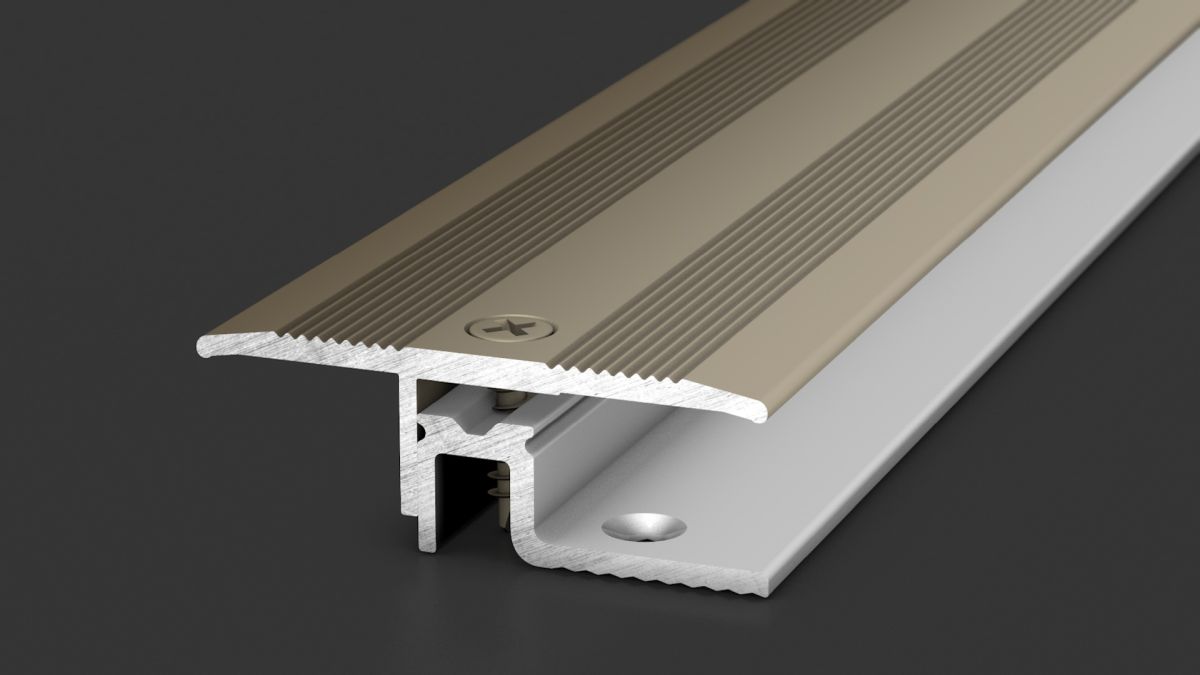 Prinz PS 400 Übergangsprofil 39 mm - Nr. 424 - Edelstahl matt - 100 cm
