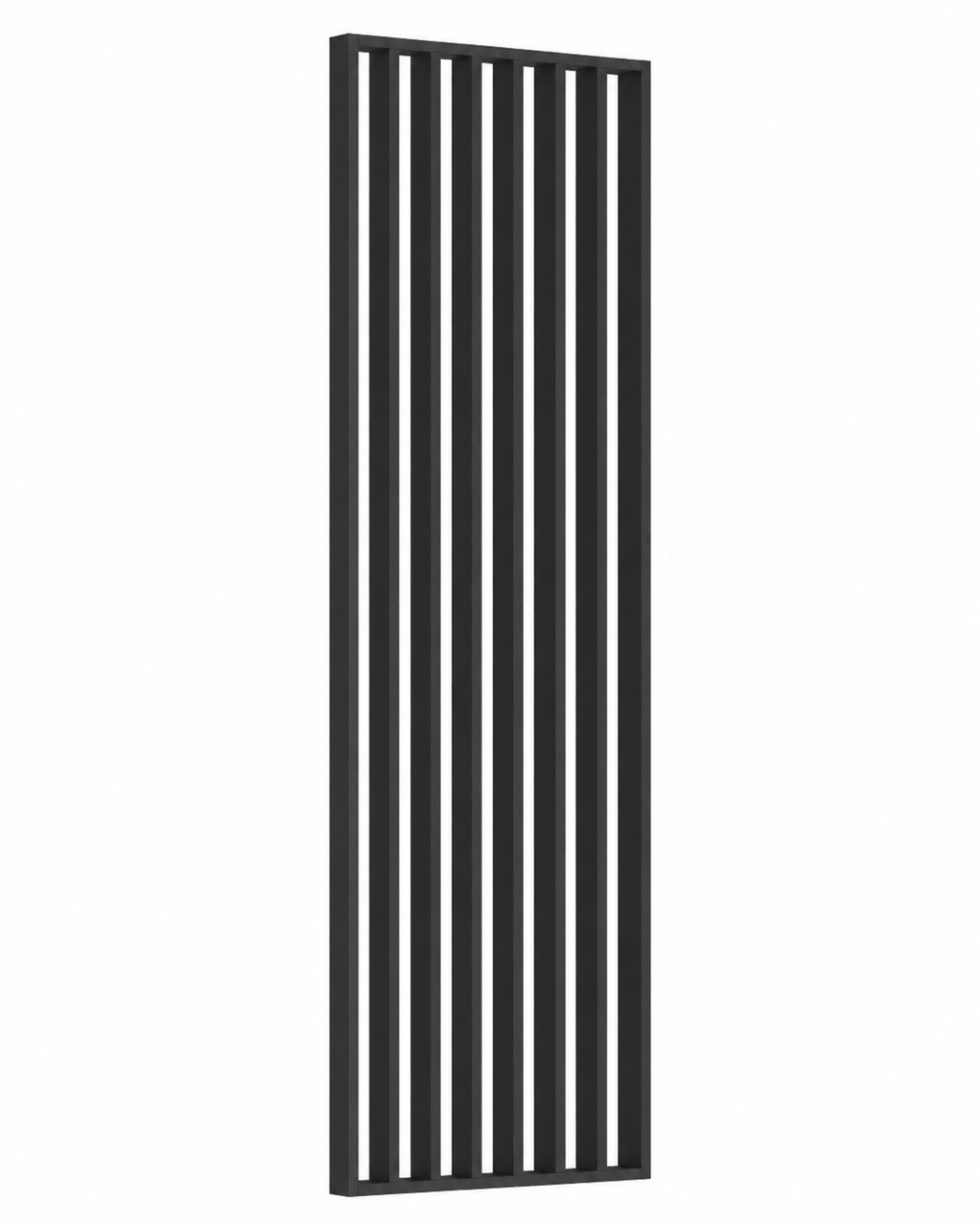 Raumteiler/ Lamellenwand 580 x 2750 x 65 mm Schwarz