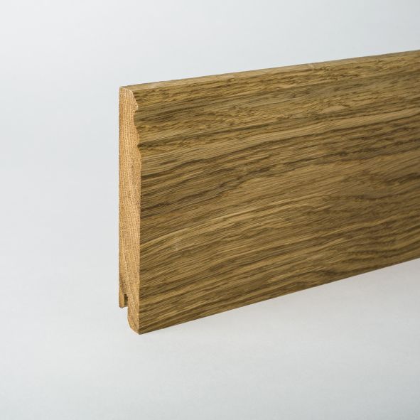 Sockelleiste Berliner Profil 120mm - Eiche geölt