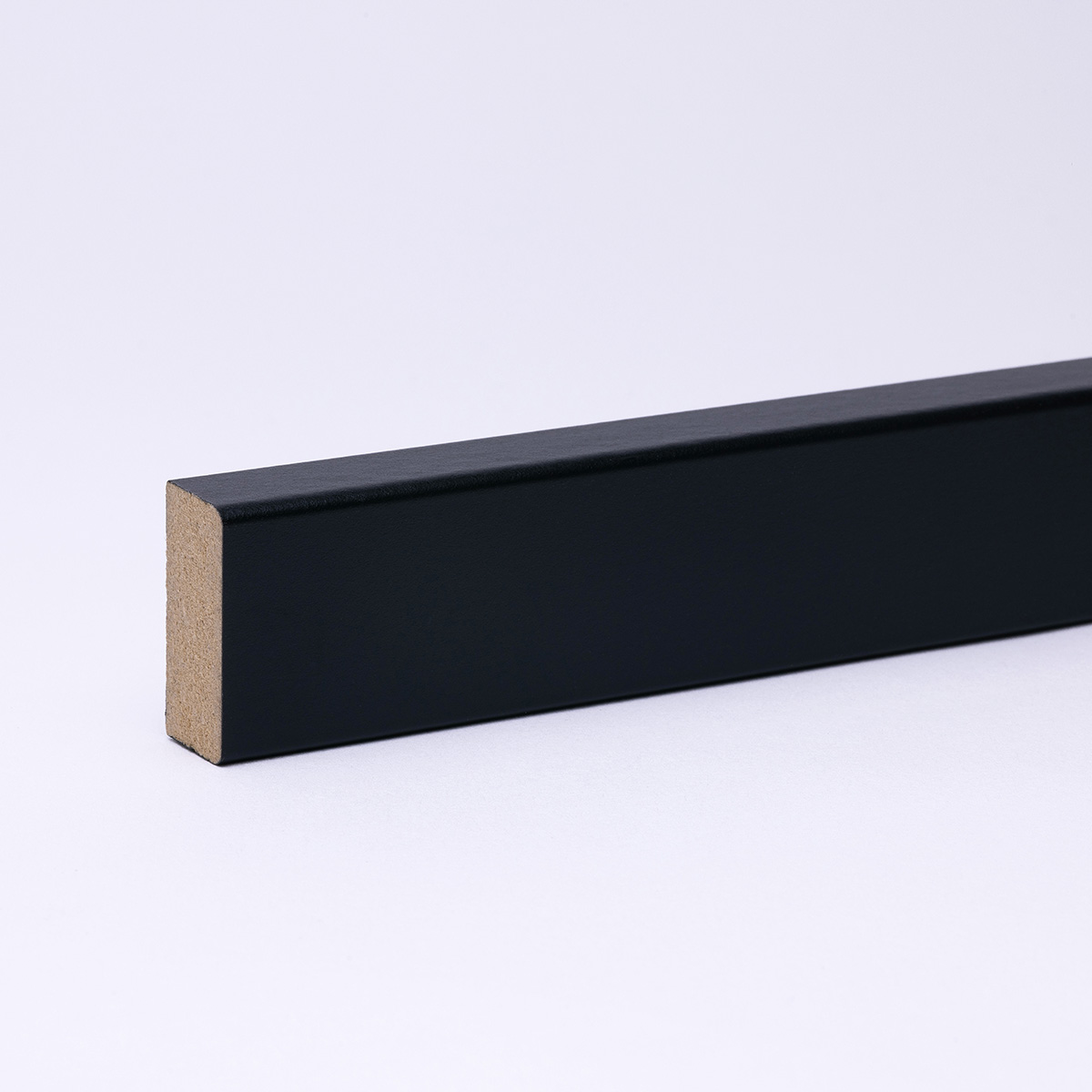 Wall cladding, lamella strip, wall lamella - Black 27 x 12 mm Wall cladding, lamella strip, wall lamella - Black 27 x 12 mm