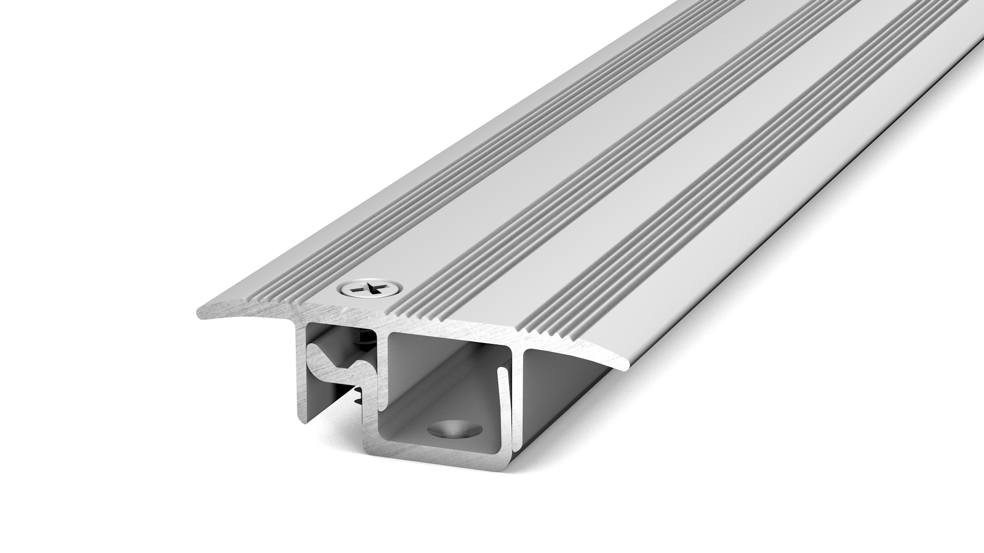 Connection profile for cables silver 0.90 m