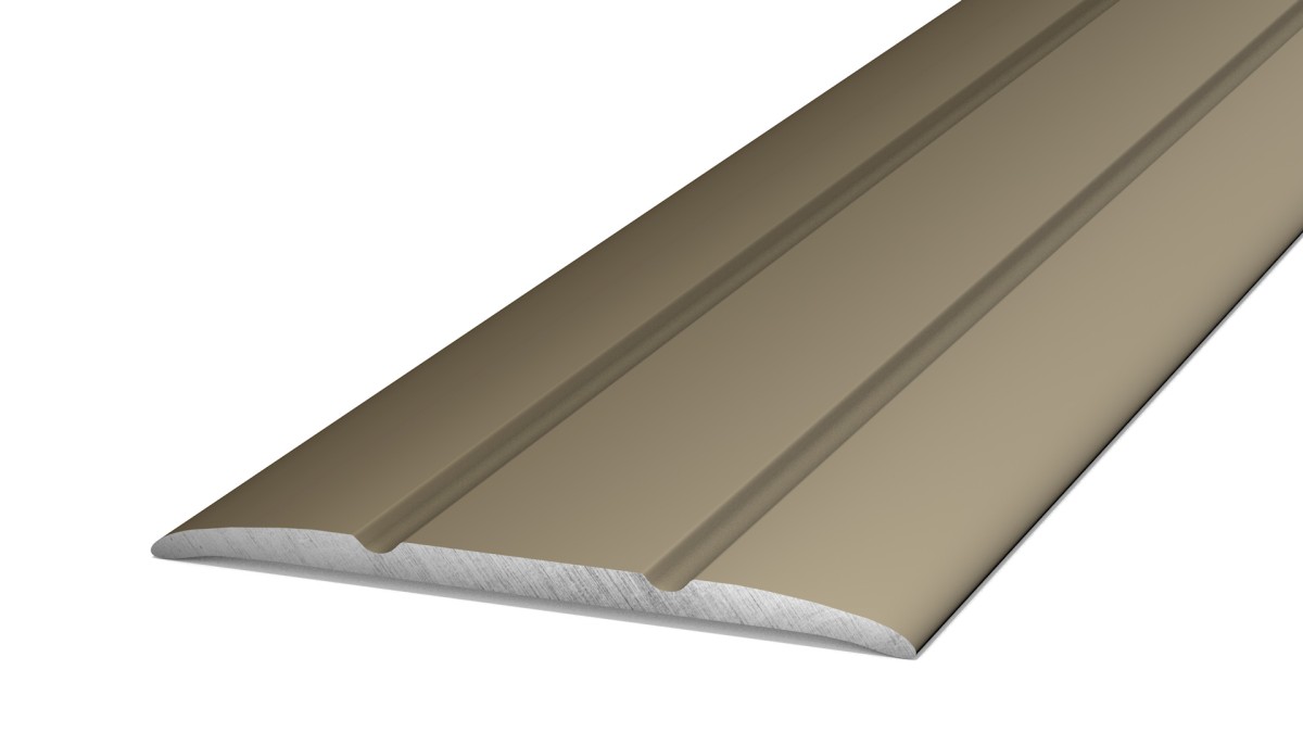Transition profile 38 mm self-adhesive stainless steel matt - 2.70 m Transition profile 38 mm self-adhesive stainless steel matt - 2.70 m