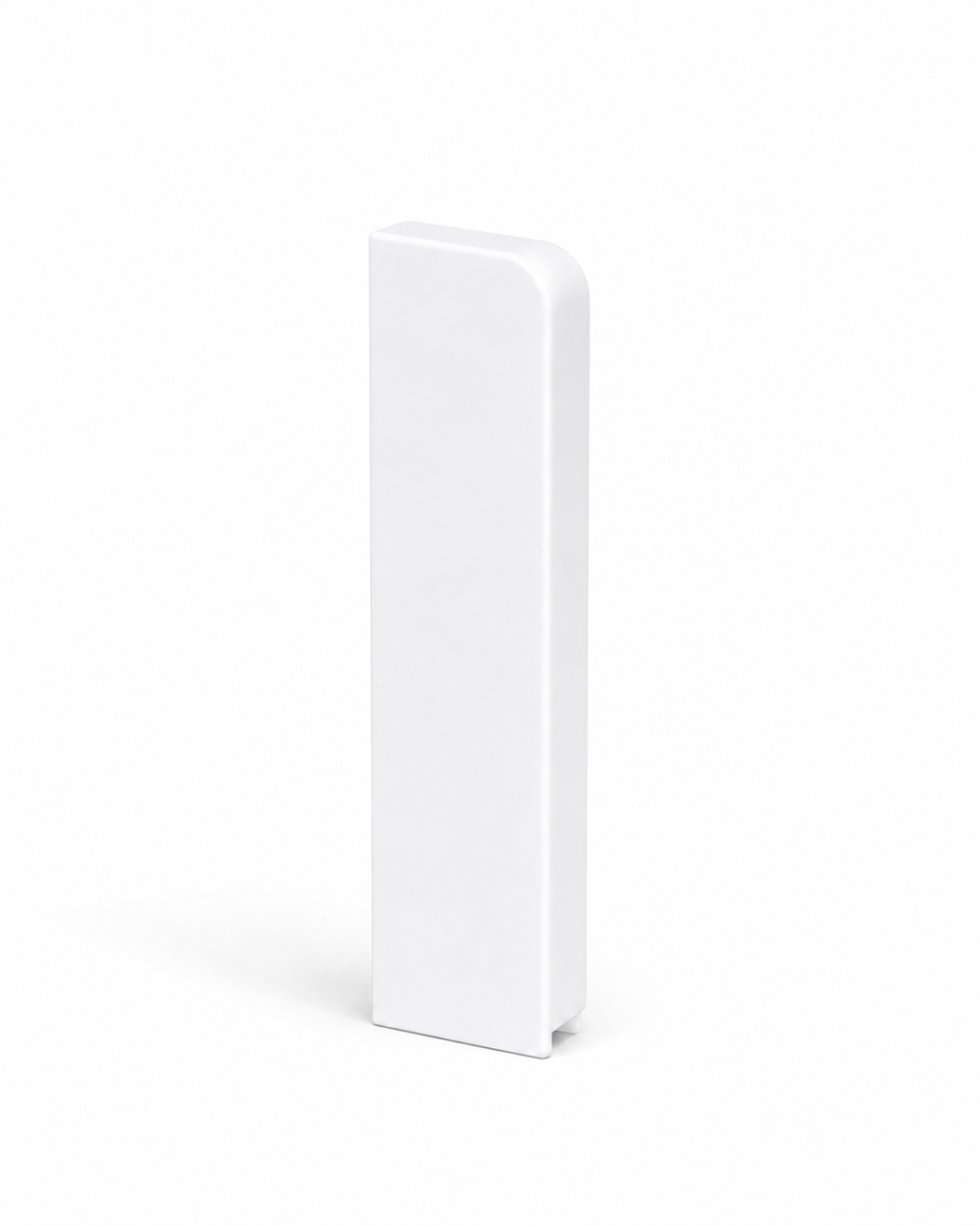 Left end for Prime-Flex strip 75mm white