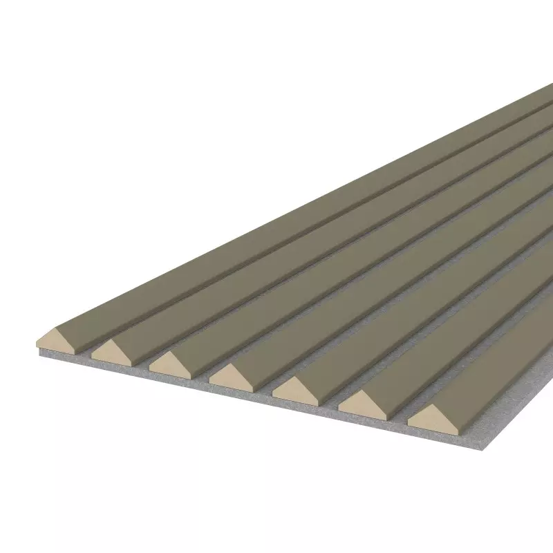 Akustikpaneel K2 - Filzfarbe Grau 2600x400mm - verschiedene Farben