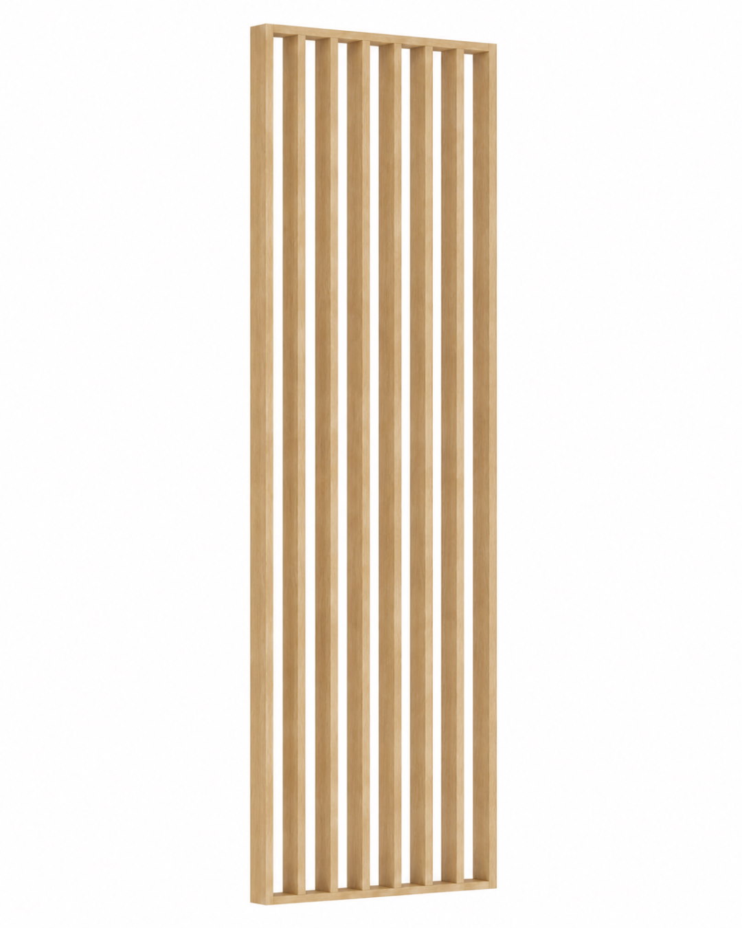Raumteiler/ Lamellenwand 580 x 2750 x 65 mm Eiche natur