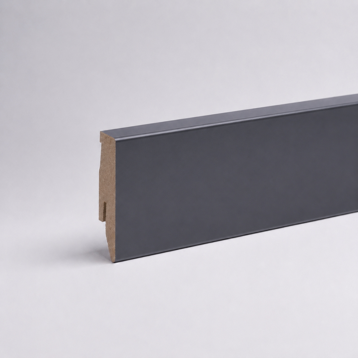 Dekor-Sockelleiste 60 mm Grau / Anthrazit