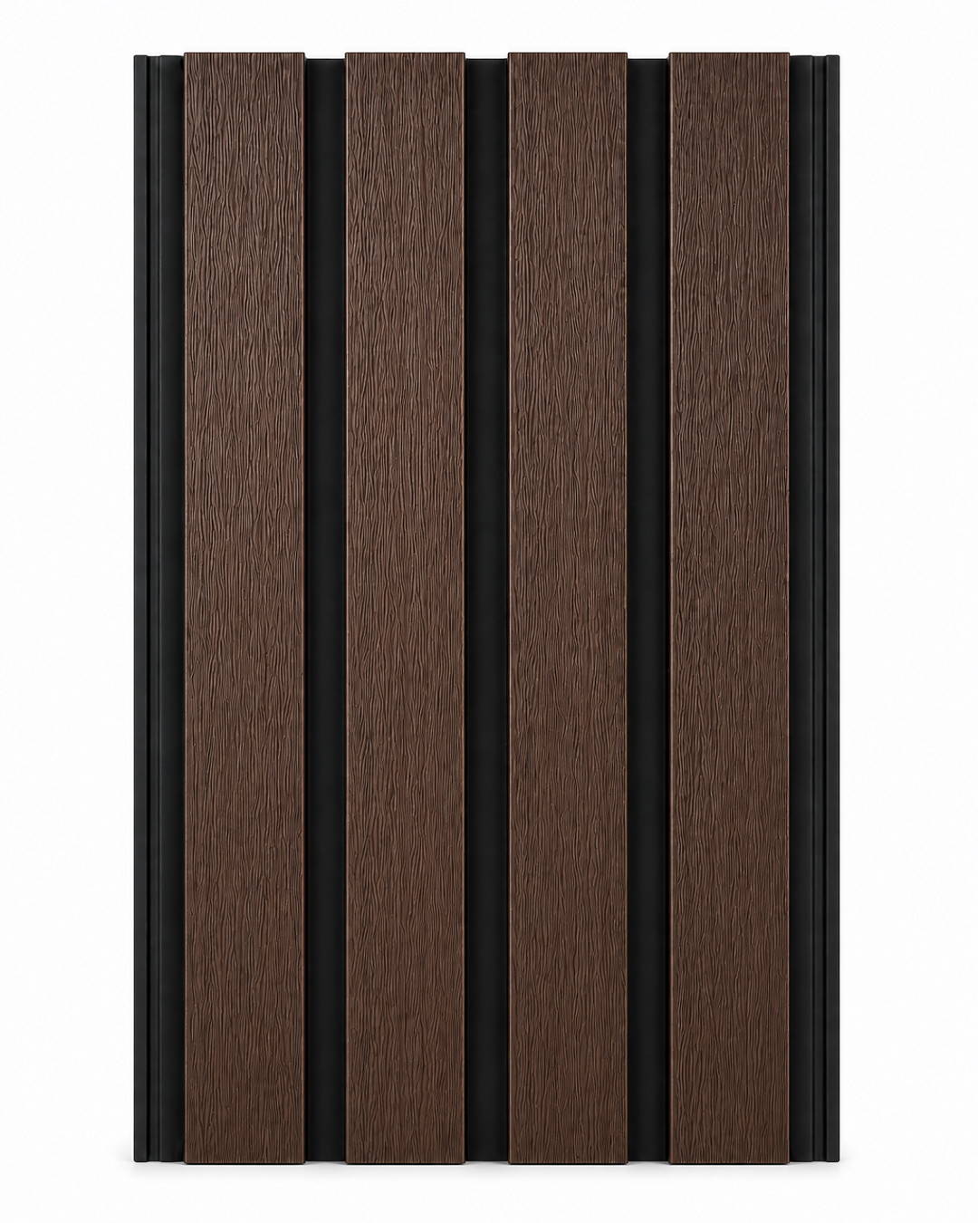 Outdoor WPC Wall Panel - Dark Brown