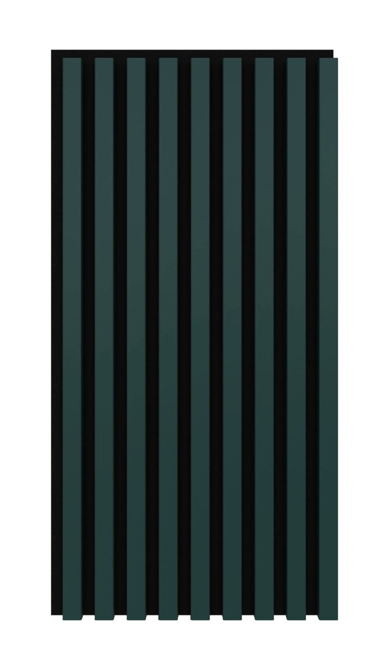 Akustikpaneel 800 x 400 mm Forest - Akustikfilz Schwarz - Wandverkleidung