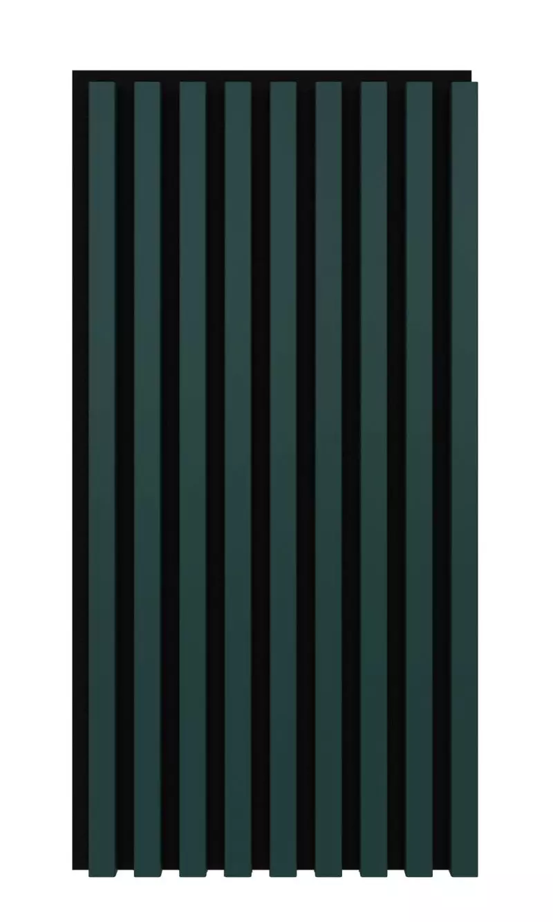 Akustikpaneel 800 x 400 mm Forest - Akustikfilz Schwarz - Wandverkleidung