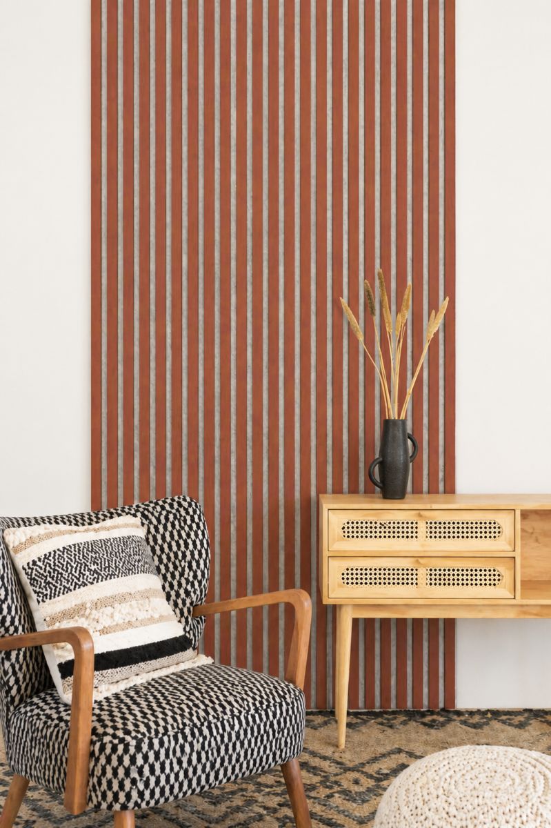 Acoustic+ Acoustic Panel Autumn 2600 x 400 mm - Acoustic Felt Black