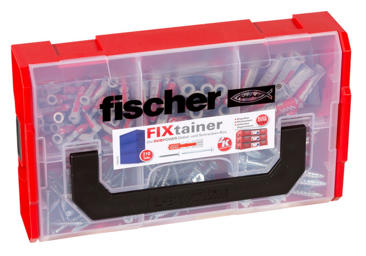 Fischer FixTainer DuoPower - screws and dowels (210 parts) Fischer FixTainer DuoPower - screws and dowels (210 parts)